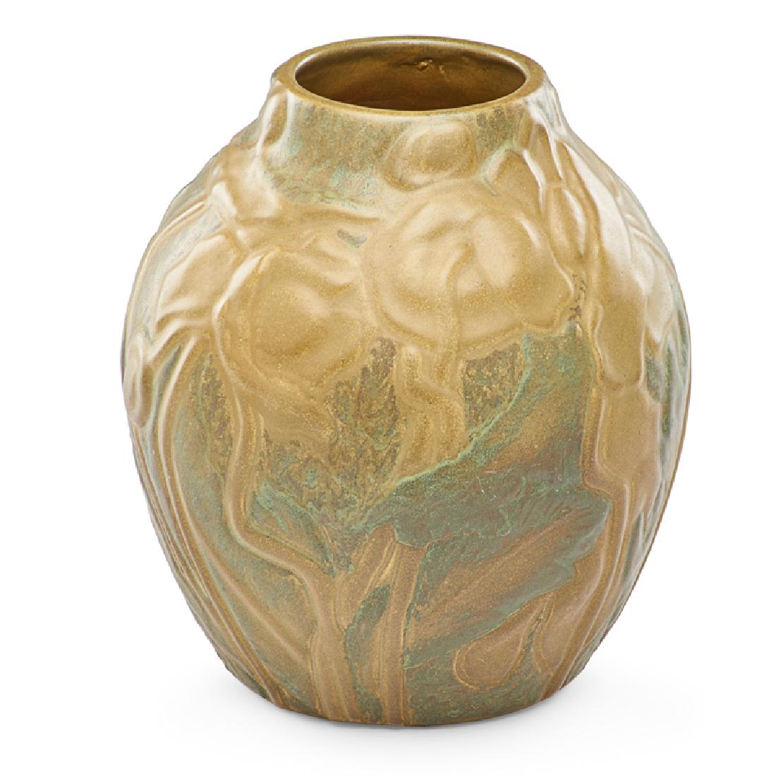 VAN BRIGGLE Early vase, 1904 (1 of 3)