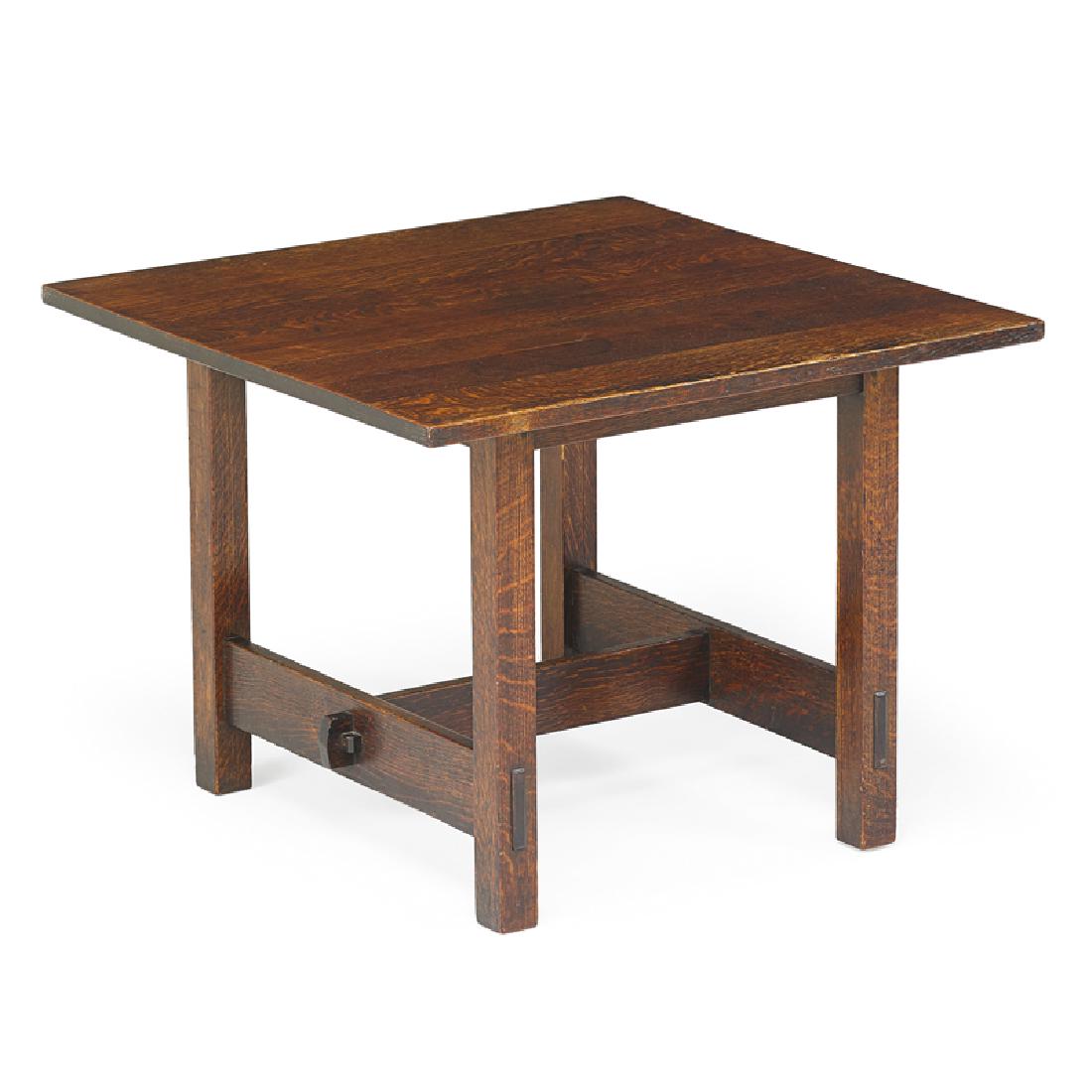 GUSTAV STICKLEY Rare luncheon table