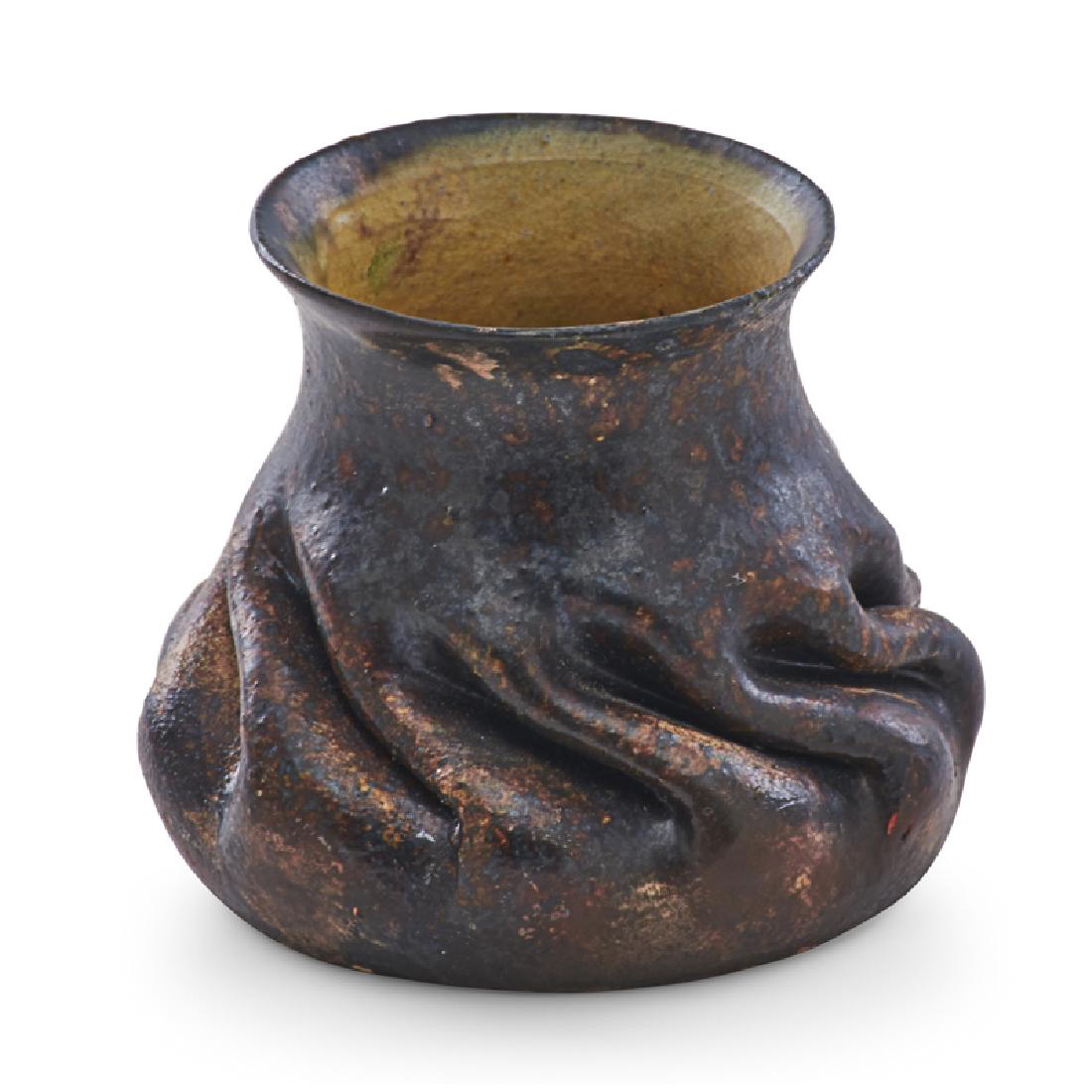 GEORGE OHR Small vase, in-body twist (1 of 2)