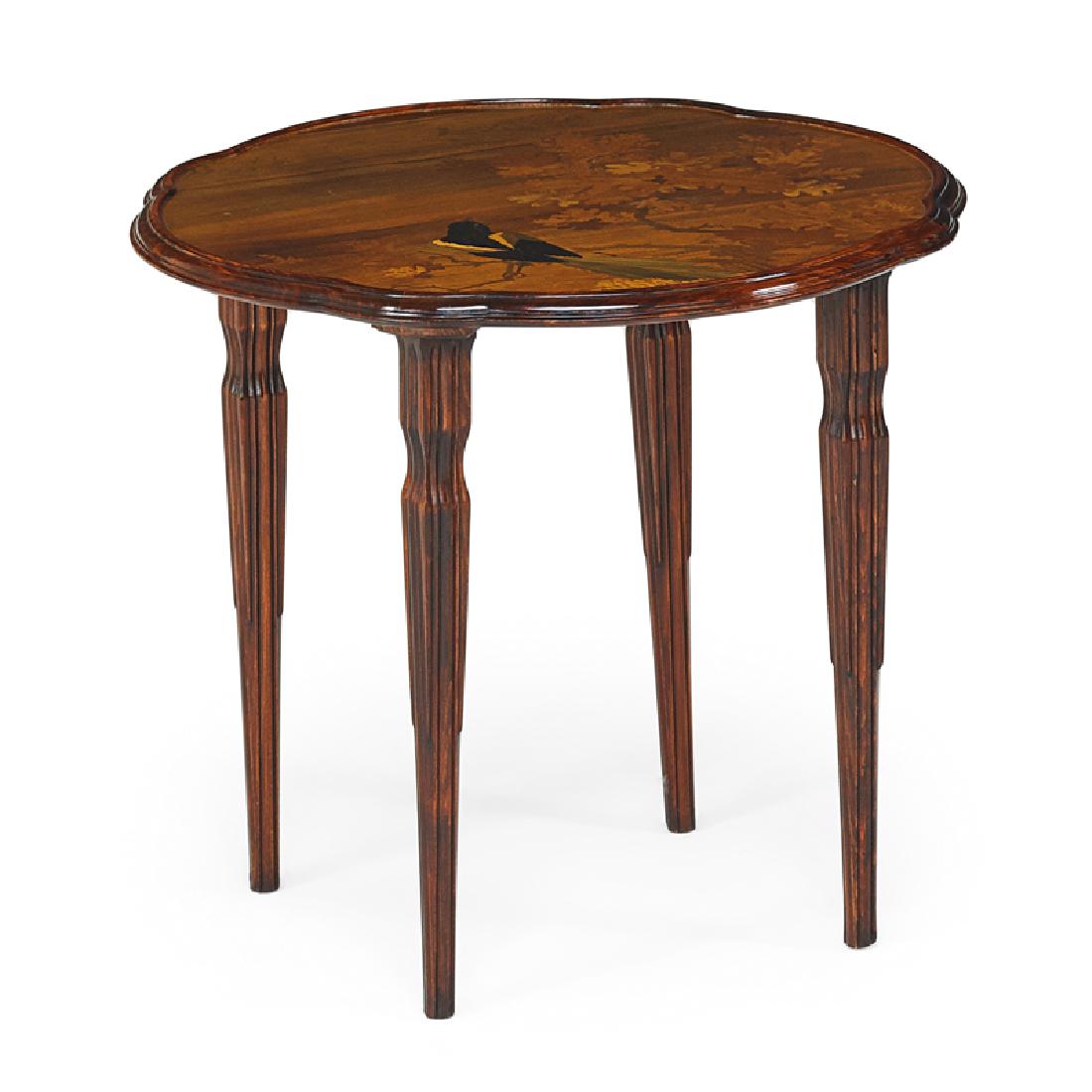 EMILE GALLE Marquetry table (1 of 3)