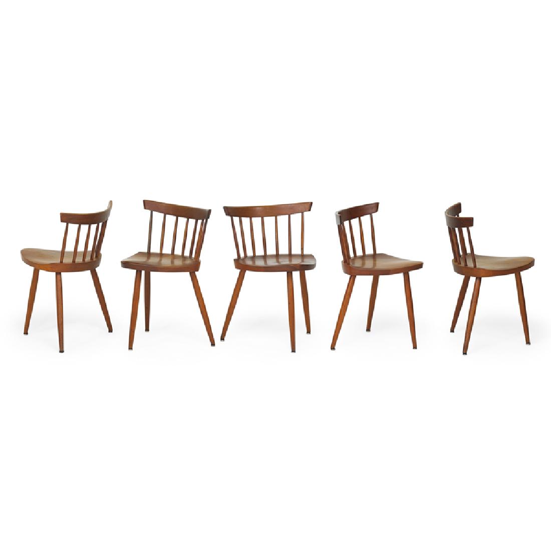 GEORGE NAKASHIMA Five Mira chairs (1 of 3)