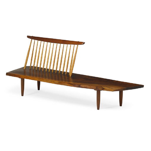 George Nakashima Special Bench With Back Sep 23 2018 Rago