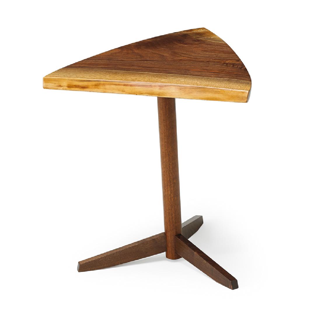 GEORGE NAKASHIMA Pedestal Side Table (1 of 4)