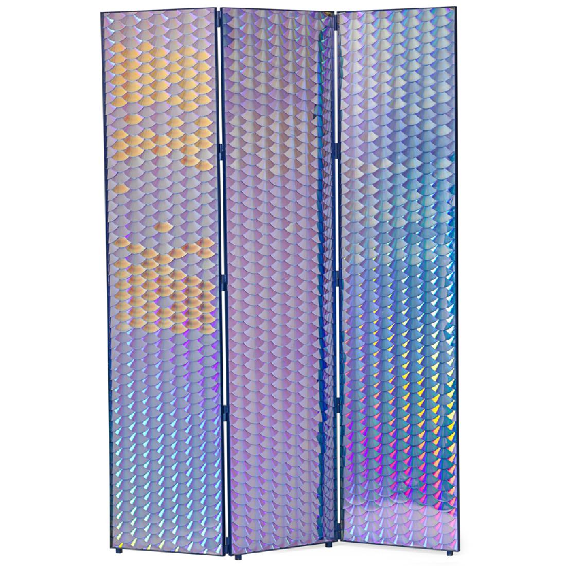 ANDRE DUBREUIL Rare three-panel screen (1 of 5)