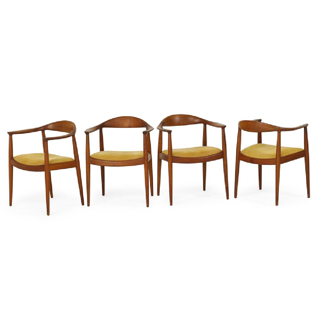 HANS WEGNER Set of four The Chair (1 of 3)