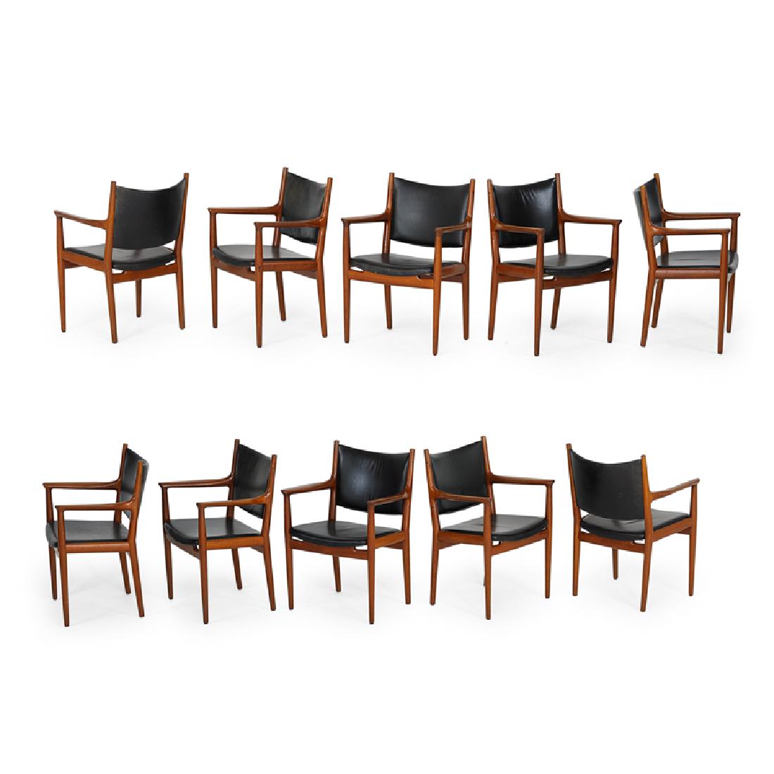 HANS WEGNER Set of ten dining chairs (1 of 6)