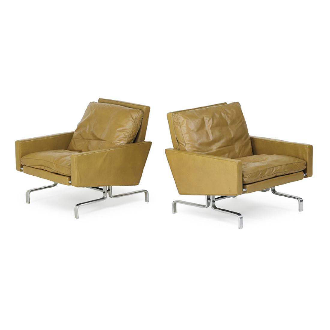 POUL KJAERHOLM Pair of lounge chairs (1 of 3)