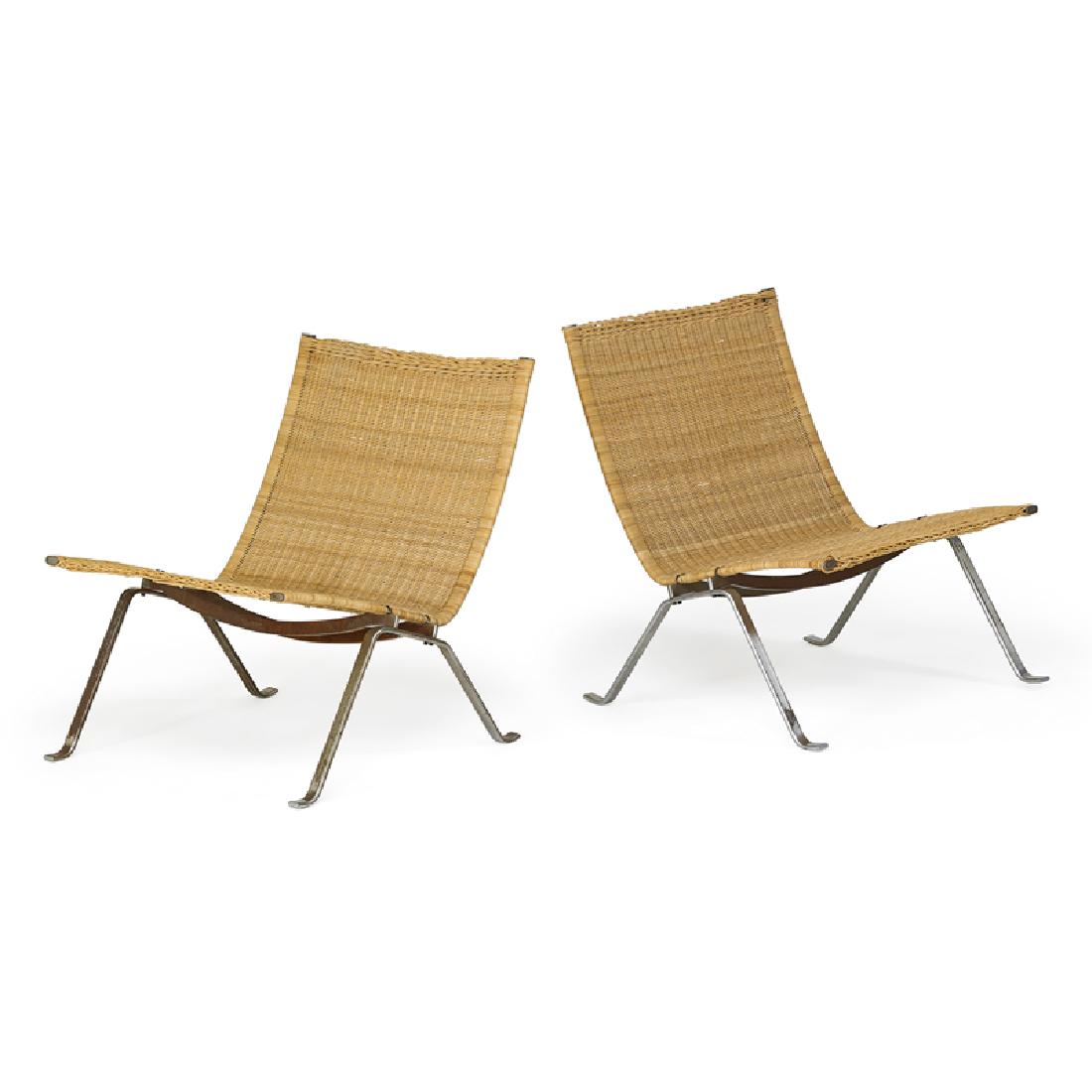 POUL KJAERHOLM Pair of lounge chairs (1 of 3)