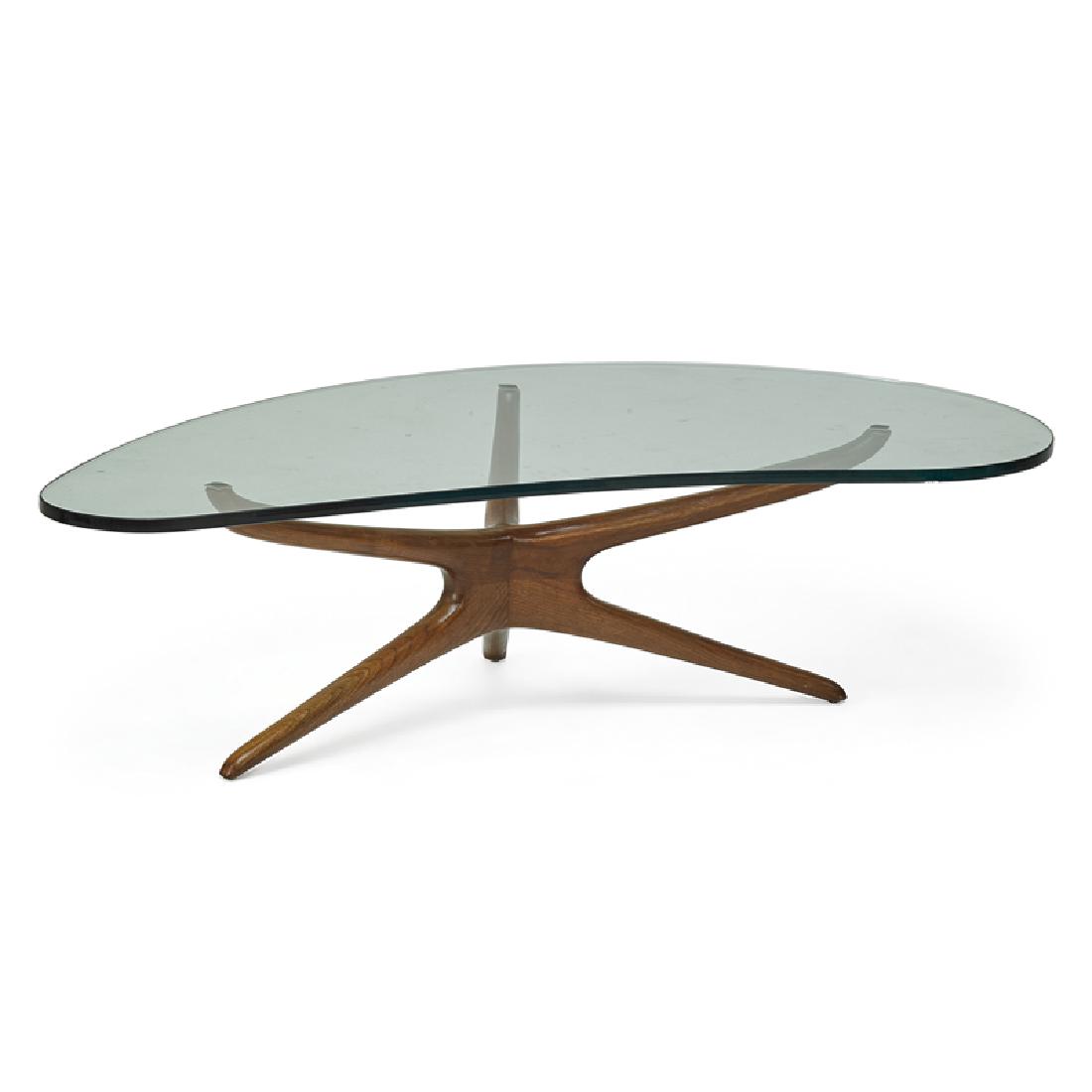 VLADIMIR KAGAN Trisymmetric coffee table (1 of 5)