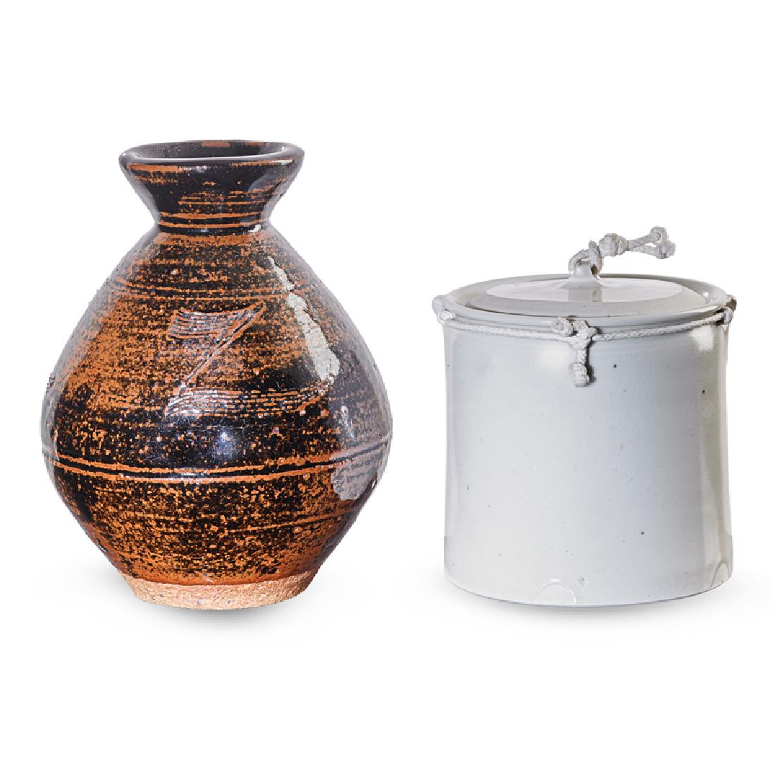 BERNARD LEACH; BYRON TEMPLE Two works (1 of 3)