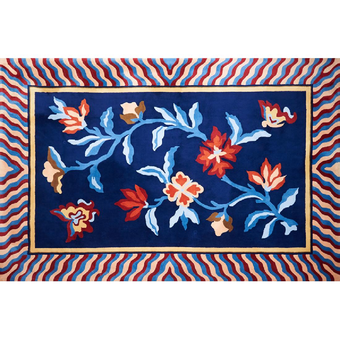 EDWARD FIELDS CARPET: In wool, New York, 1970s; Signed on reverse; 180" x 121"; Provenance: Original owners, purchased in 1973