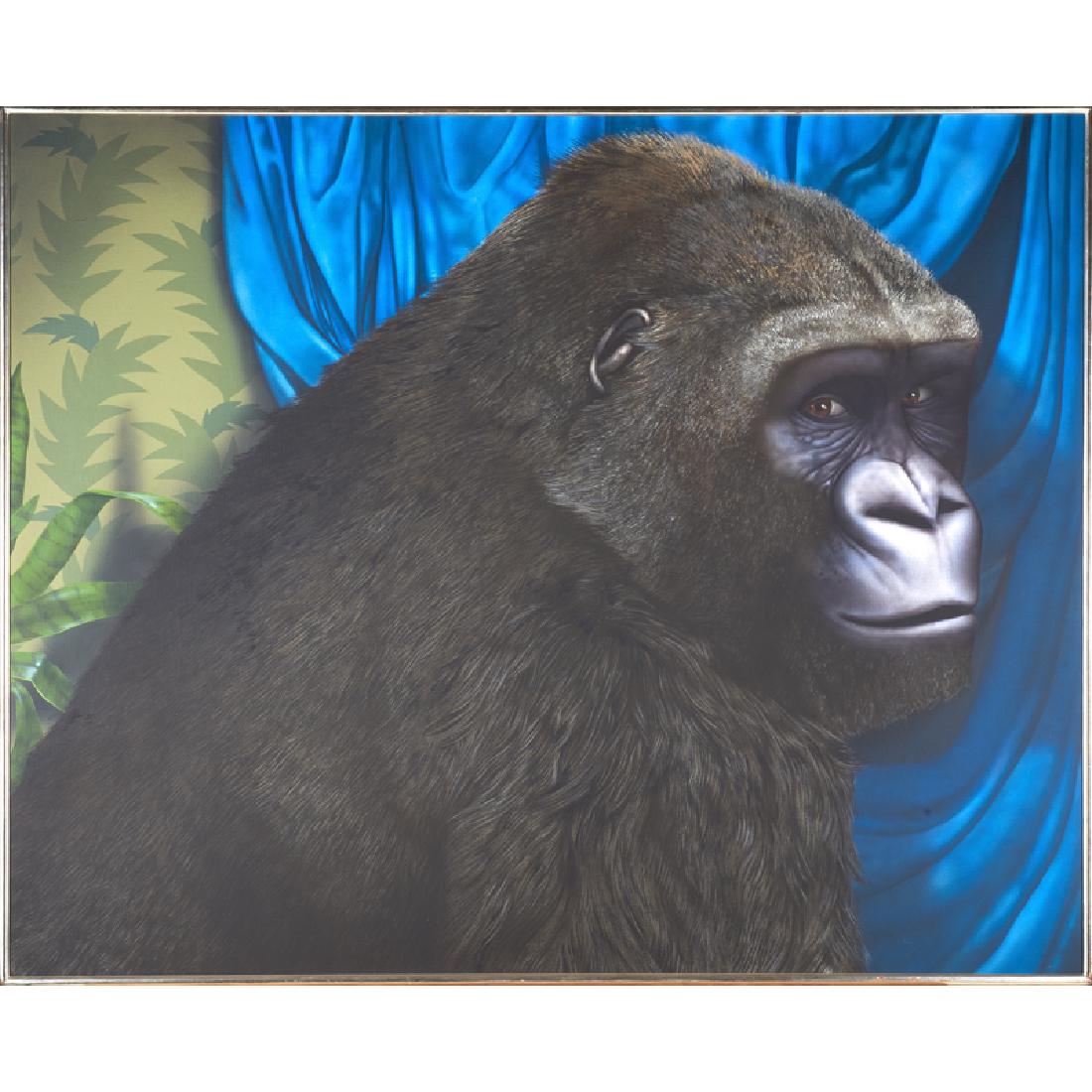 Tom Palmore (American, b. 1945): Makusi from Philadelphia, 1975; Oil on canvas (framed); Signed and dated; 48" x 60"; Provenance: Galerie Darthea Speyer, Paris (label on verso); Private Collection, Philadelphia; Note: Accompanied by