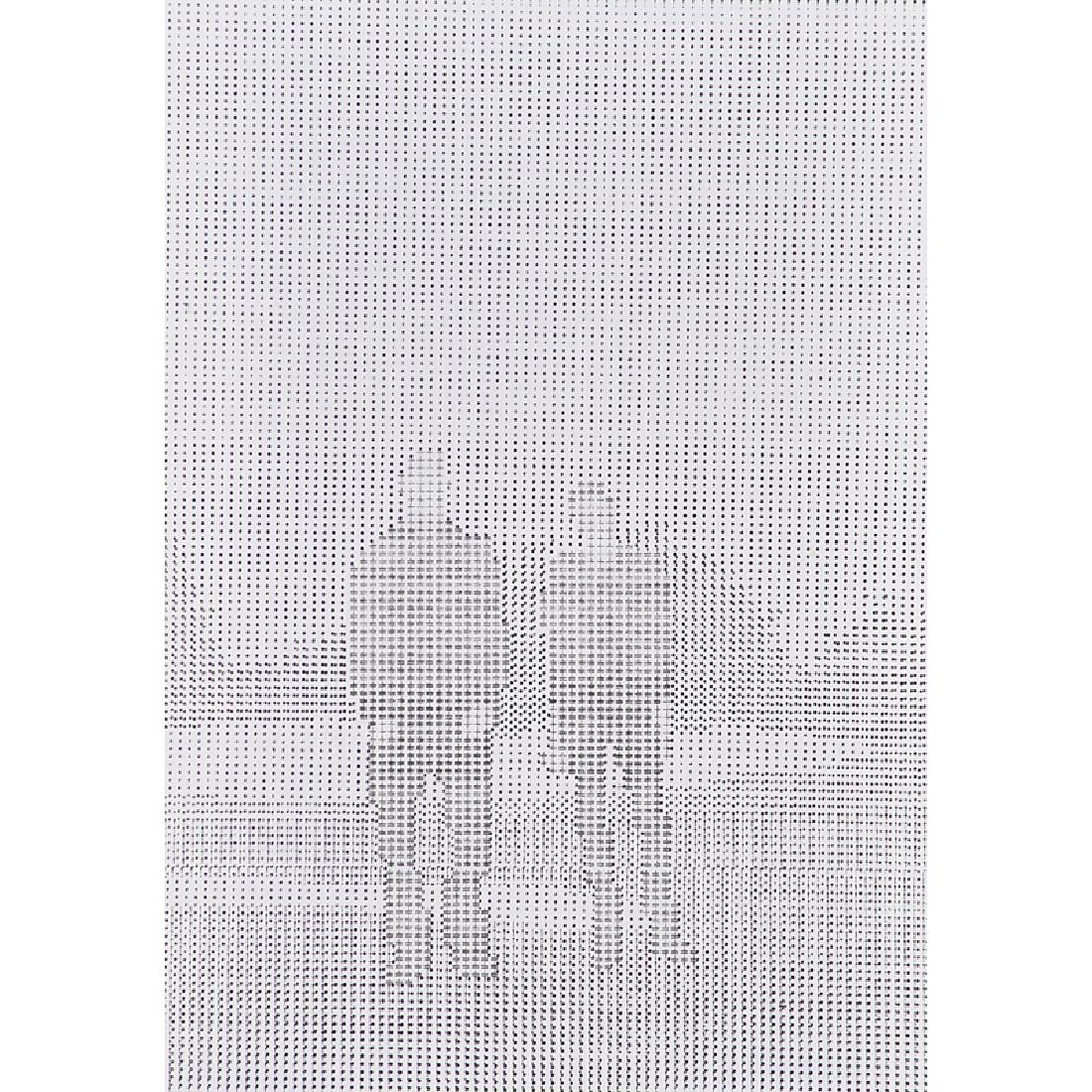 Dirk Krecker (German, b. 1972): Untitled, 2004; Typewriter on paper; Signed; 11 3/4" x 8 1/4" (sheet); Provenance: Collection of Joshua P. Smith