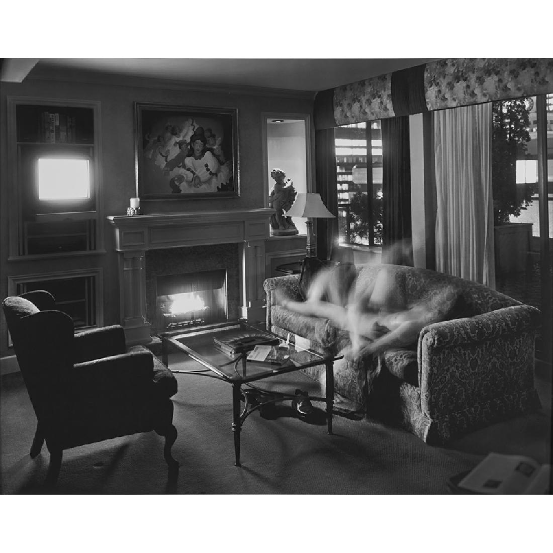 Matthew Pillsbury (American, b. 1973): Names Withheld, HBO's Rome, Thursday, October 13, 2005, 12-12:50am, from Screen Lives, 2007; Archival pigment ink print; Signed, dated, titled and numbered from an edition of 10; 38 1/8" x 44"; Proven