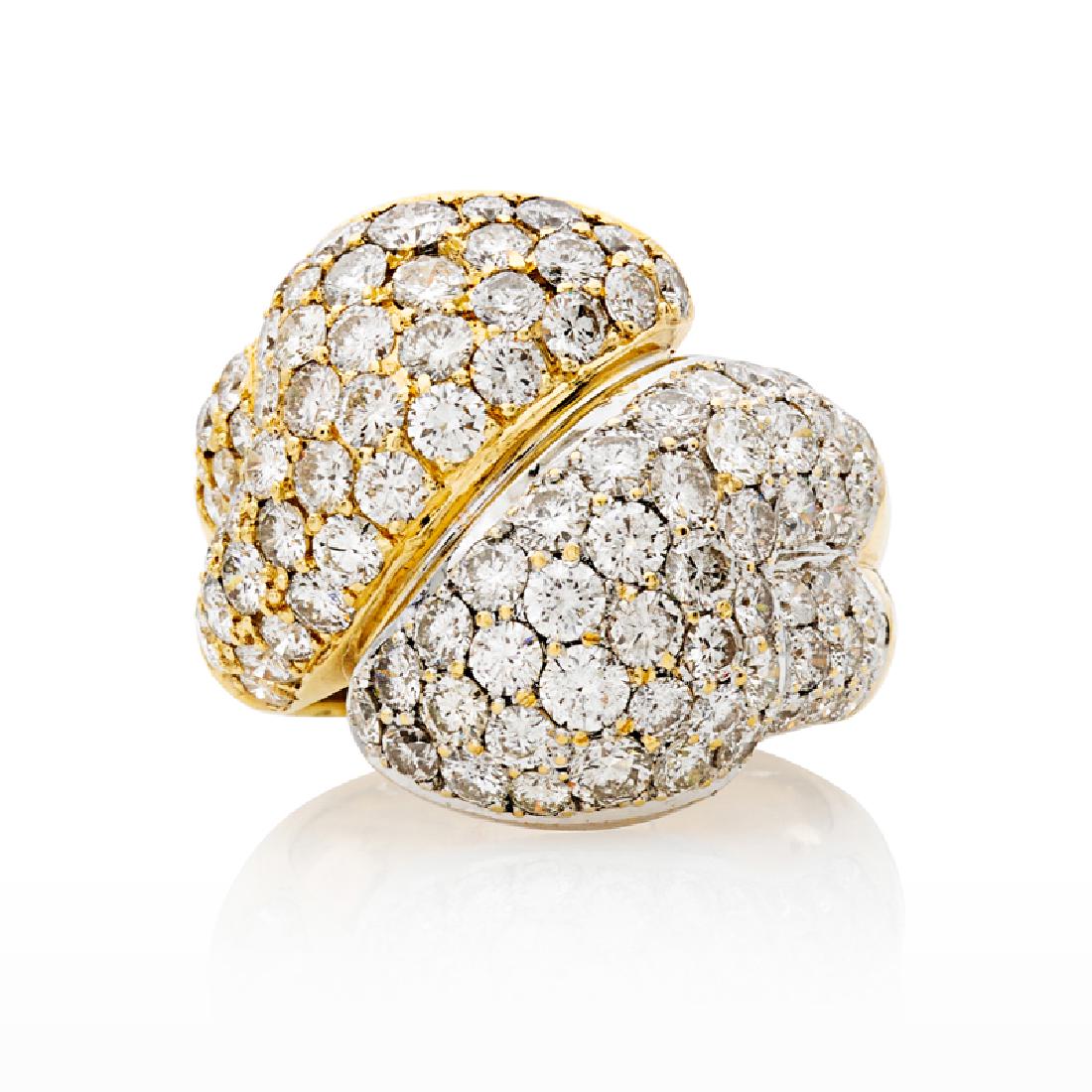 DIAMOND & BICOLOR GOLD RING (1 of 2)