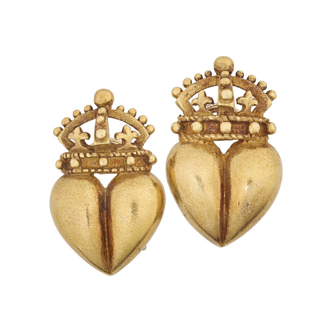 KIESELSTEIN CORD YELLOW GOLD EARRINGS (1 of 1)