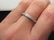 TIFFANY & CO. DIAMOND & PLATINUM ETERNITY BAND RING - 2
