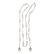 SOUTH SEA PEARL, DIAMOND & PLATINUM LARIAT NECKLACE
