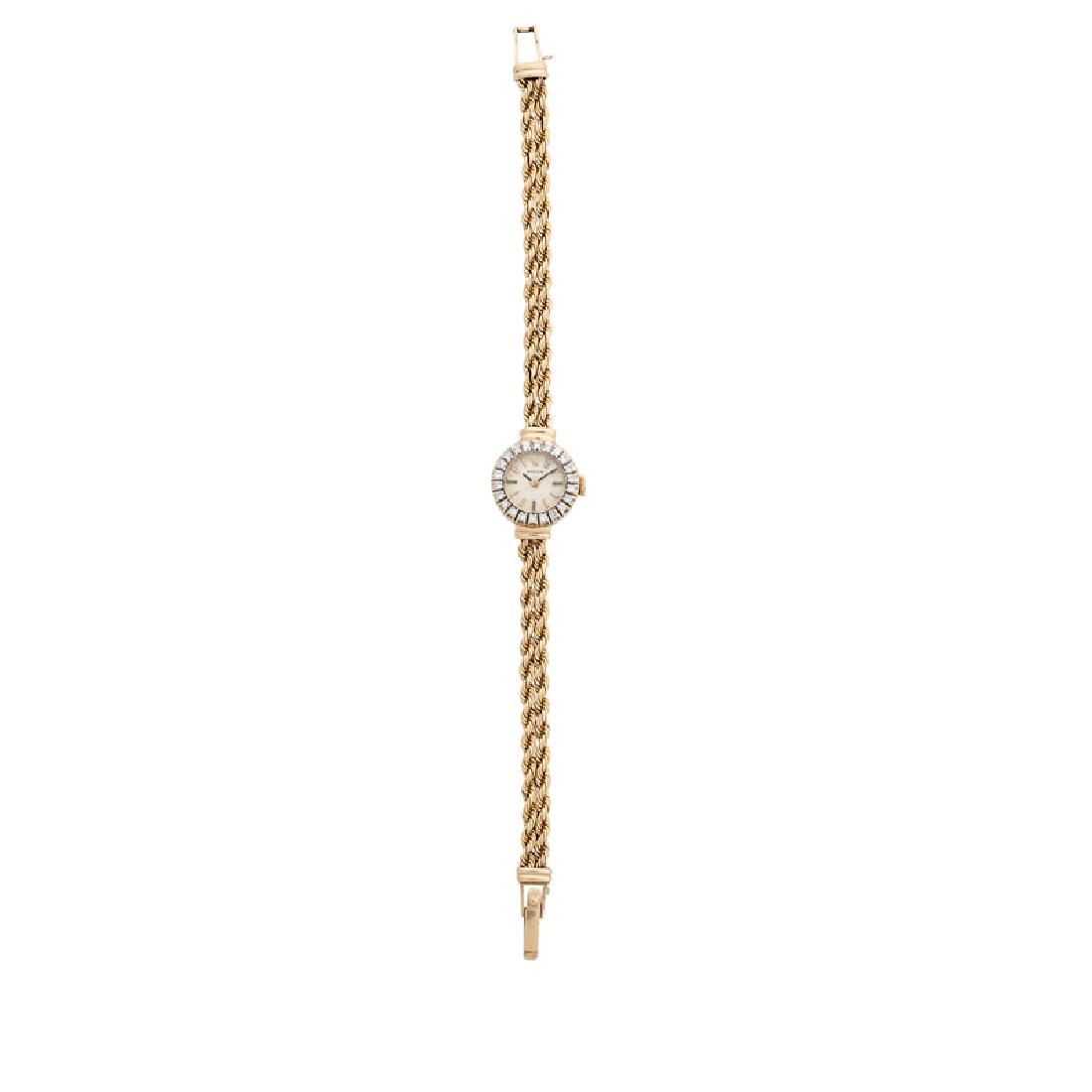 LADY'S ROLEX YELLOW GOLD BRACELET WATCH (1 of 1)