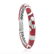 NOUVELLE BAGUE ENAMELED WHITE GOLD BANGLE BRACELET