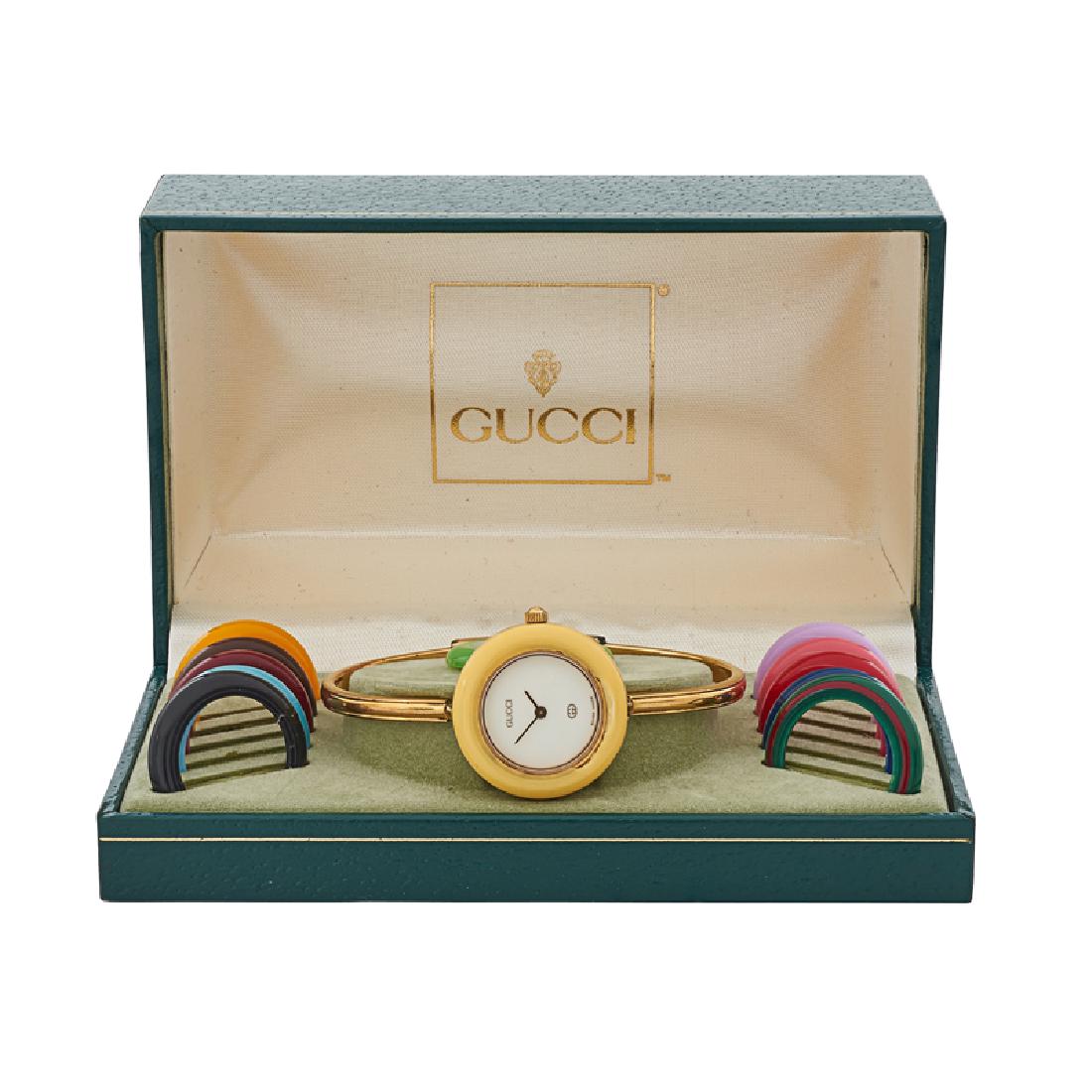 LADY'S GUCCI BRACELET WATCH (1 of 1)
