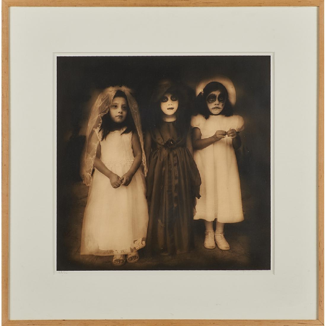 JACK SPENCER (American, b. 1951): Nina Dia de los Muertos Archival digital print (framed) Signed and numbered 38/40 18 3/4" x 18 1/2" (sight)