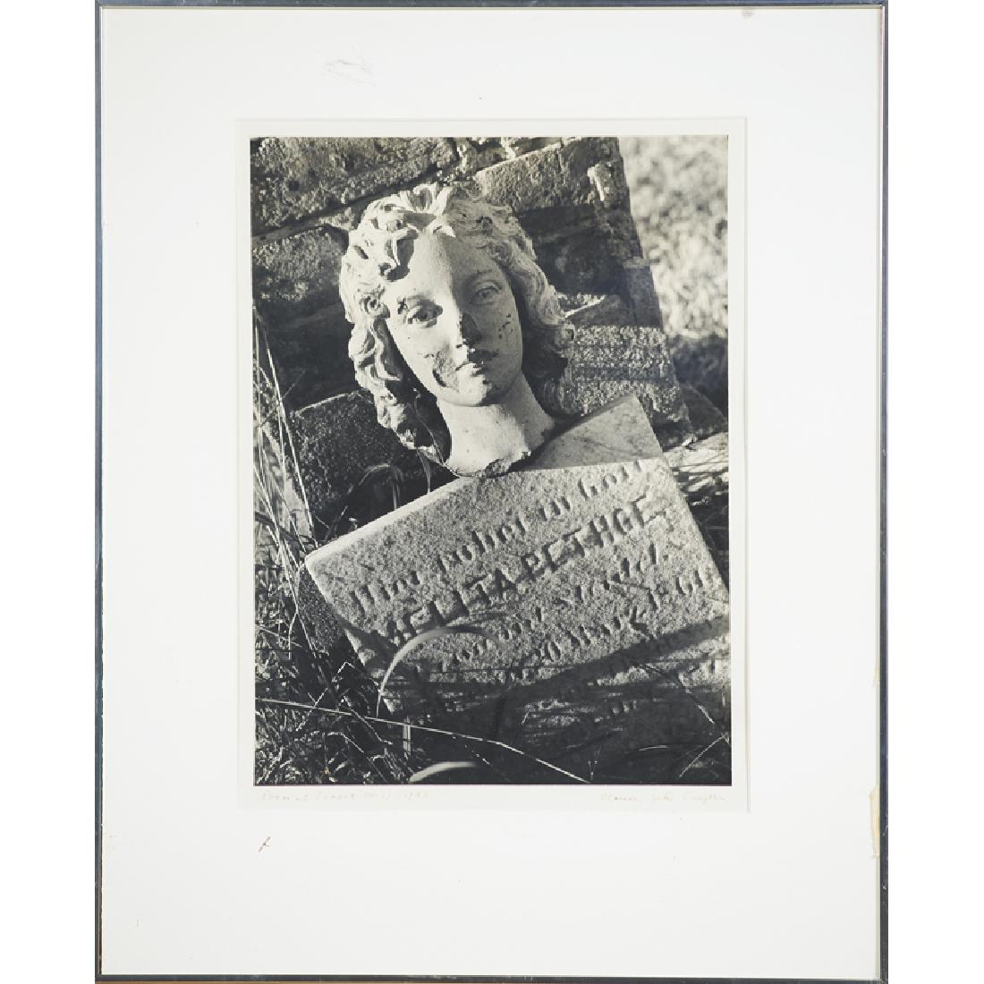 CLARENCE LAUGHLIN (American, 1905-1985): Poem at Sunset (No. 1), 1938 Drymounted gelatin silver print (framed) Signed 14" x 10 1/2" (sight)