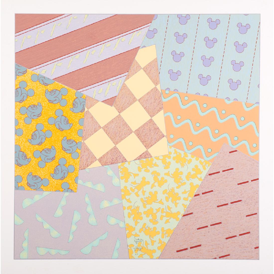 MICHAEL GRAVES (American, 1934-2015): Six screenprints in colors from the Walt Disney Swan Resort Hotel project, 1991 (all unframed) Two signed, dated, numbered and with Disney copyright, four incomplete 27 1/4" x 27"