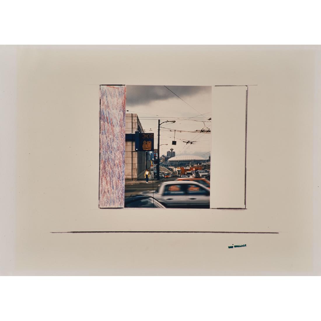 IAN WALLACE (Canadian, b. 1943): Cibachrome print "Cambie Street," 1989 (unframed) Signed and numbered 6/30 to verso 20 1/2" x 28 1/2"