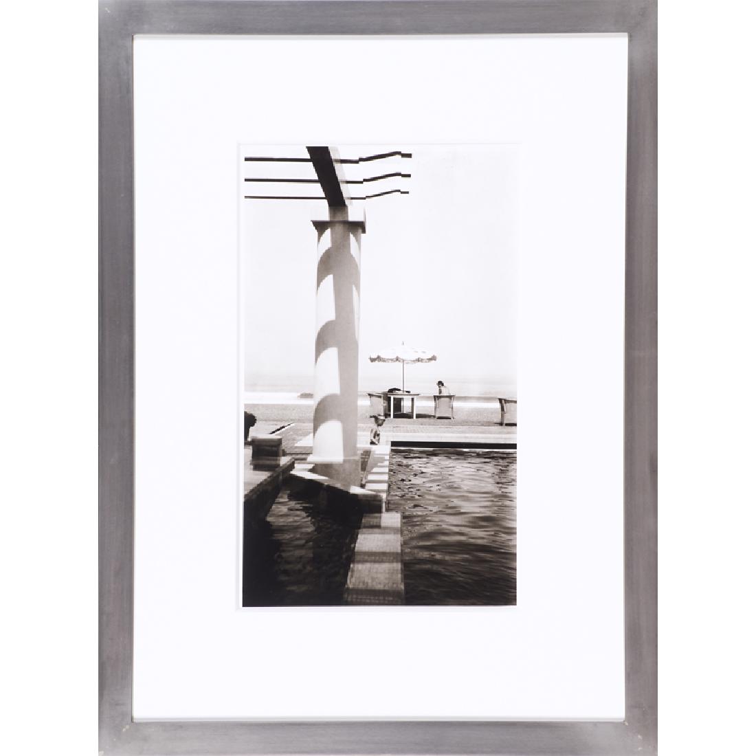 JACQUES-HENRI LARTIGUE (French, 1894-1986): Group of three photographs: Renee Perle a la piscine de la Chambre d'Amour, Biarritz, 1930 (printed 1991, No. 1) Mary Belewsky, Cap d’Antibes, 1941 (printed 1998, No. 1) and Chou Valton, Plage de la