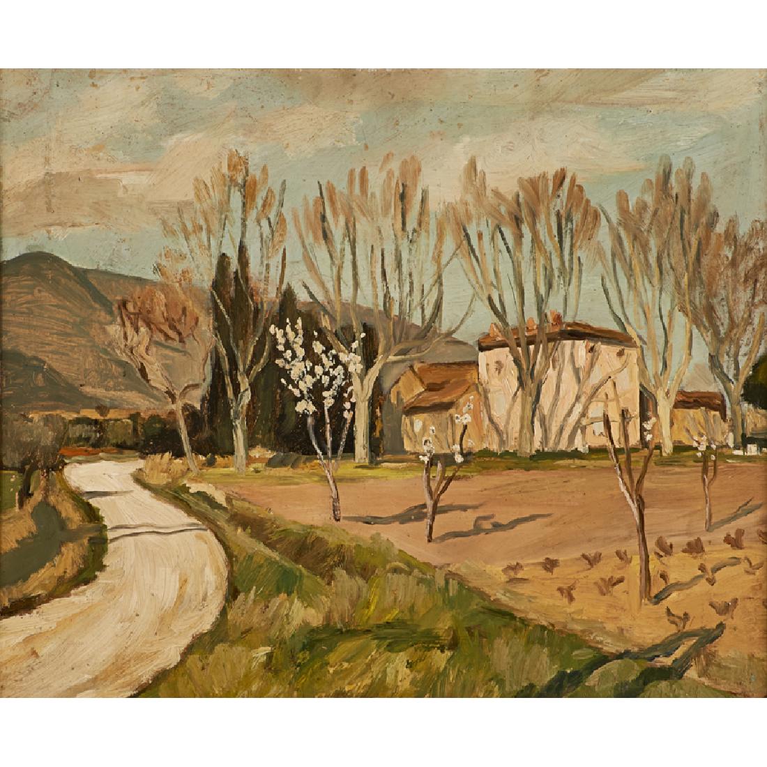 Marcel Dyf (French, 1899-1985): Le Mont St. Victoire Oil on illustration board (framed) 14 3/4" x 17 7/8" Provenance: Alexander Kahan Fine Arts Ltd., New York (label on verso) Private Collection, New Jersey