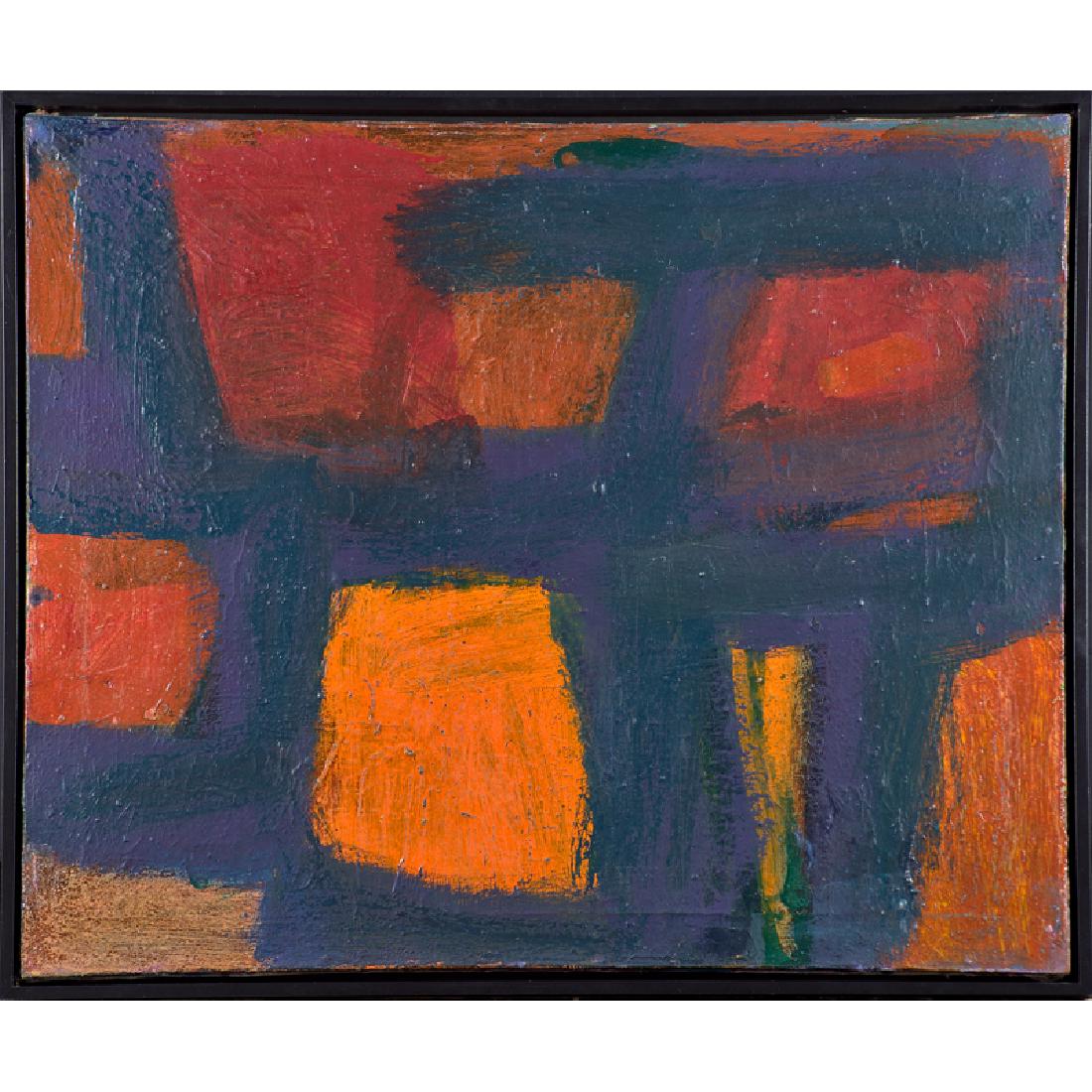 Patrick Heron (British, 1920–1999): Big Blue, Yellow, Red, 1961 Oil on canvas (framed) Signed, titled and dated 23 3/4" x 29" Provenance: Artfull Eye Gallery, Lambertville, New Jersey Private Collection, Pennsylvania