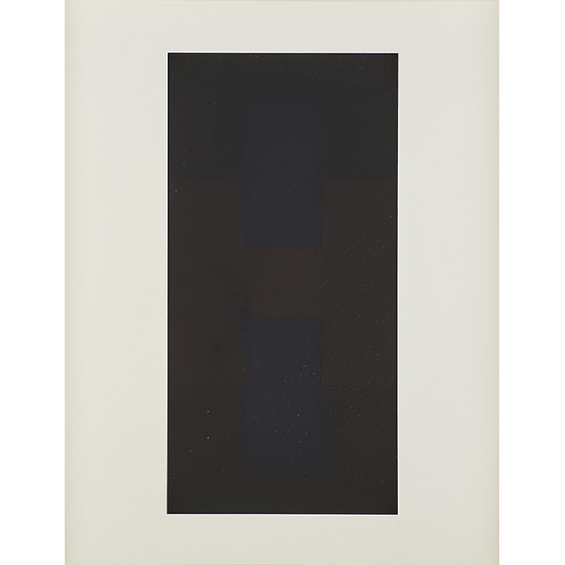 Ad Reinhardt (American, 1913-1967): # 9 from Ten Screenprints by Ad Reinhardt, 1966 Screenprint in colors (framed) 21 7/8" x 17" (sheet) Printer: Ives-Sillman, Inc., New Haven Publisher: The Wadsworth Athenaeum, Hartford, Connecticut Pr