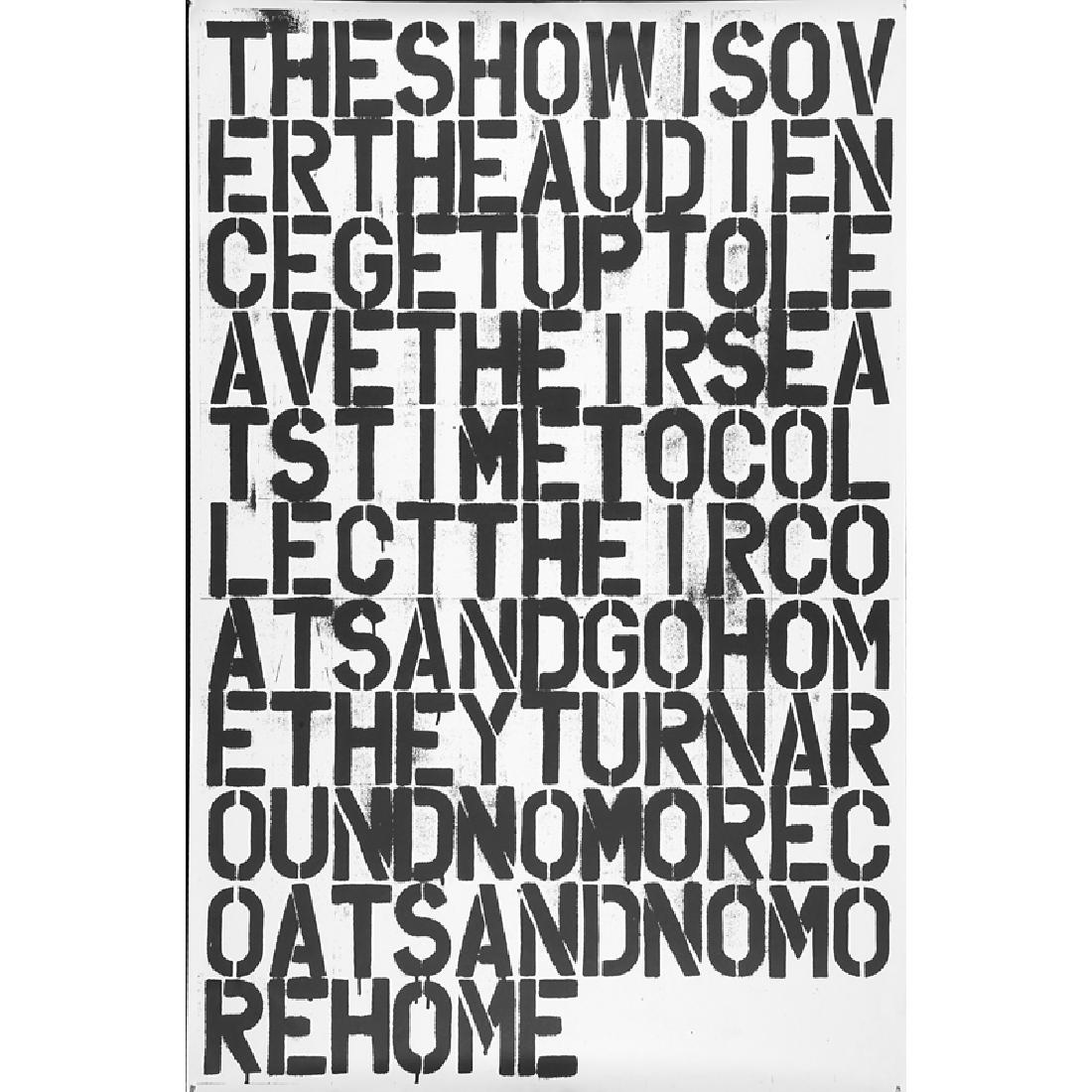Printed Sheet: No Title; Print on smooth wove paper; 55 1/2" x 37" (sheet); Provenance: Private Collection; Note: This printed sheet seems to have been taken from a past exhibition of a paper stack by Felix Gonzalez