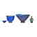 BERNDT FRIBERG ETC. Four miniature vases