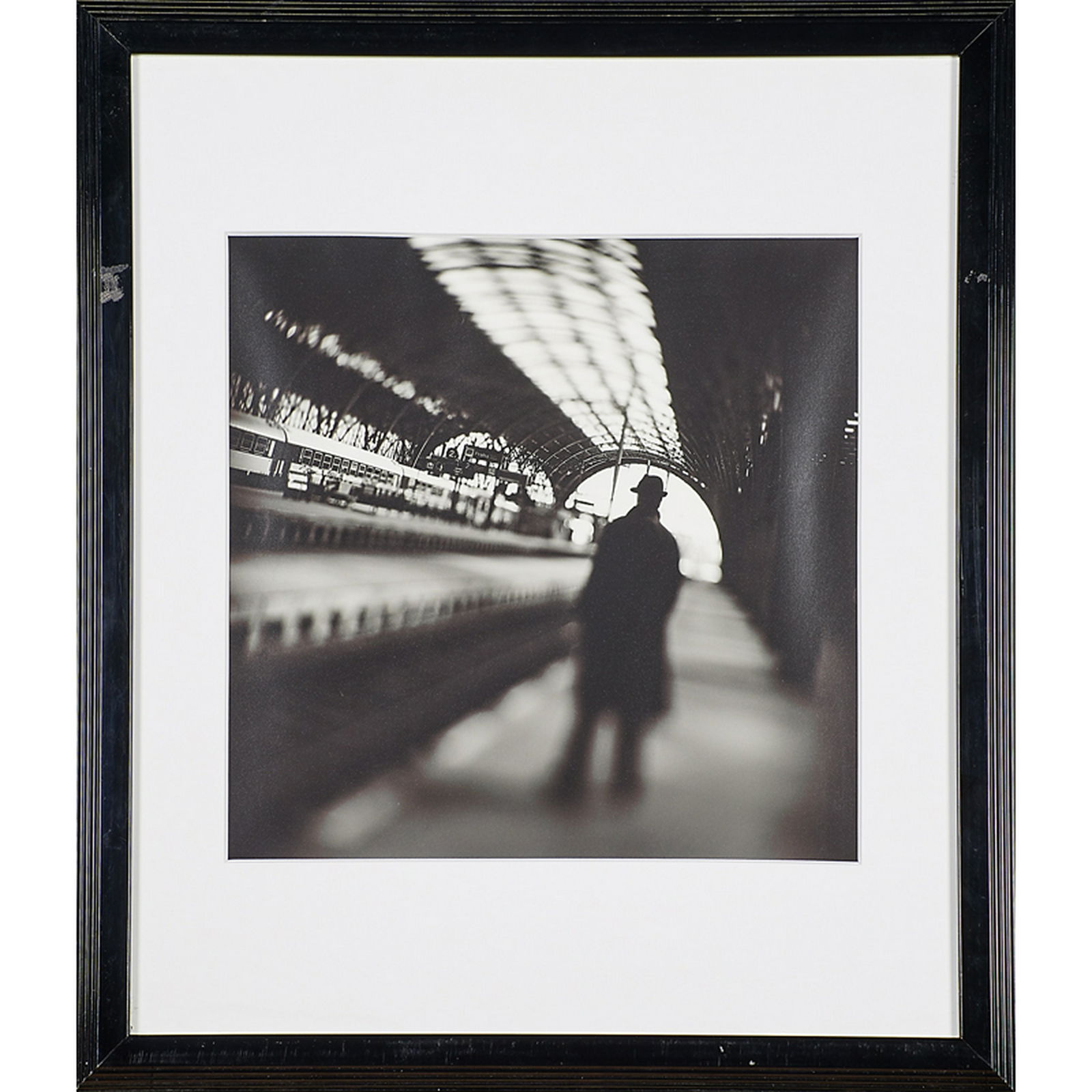 KEITH CARTER (American, b. 1948): Gelatin silver print "Railway Station," 2001 (framed) Signed, titled and dated to verso Edition 1/35 15" x 15" (sight)