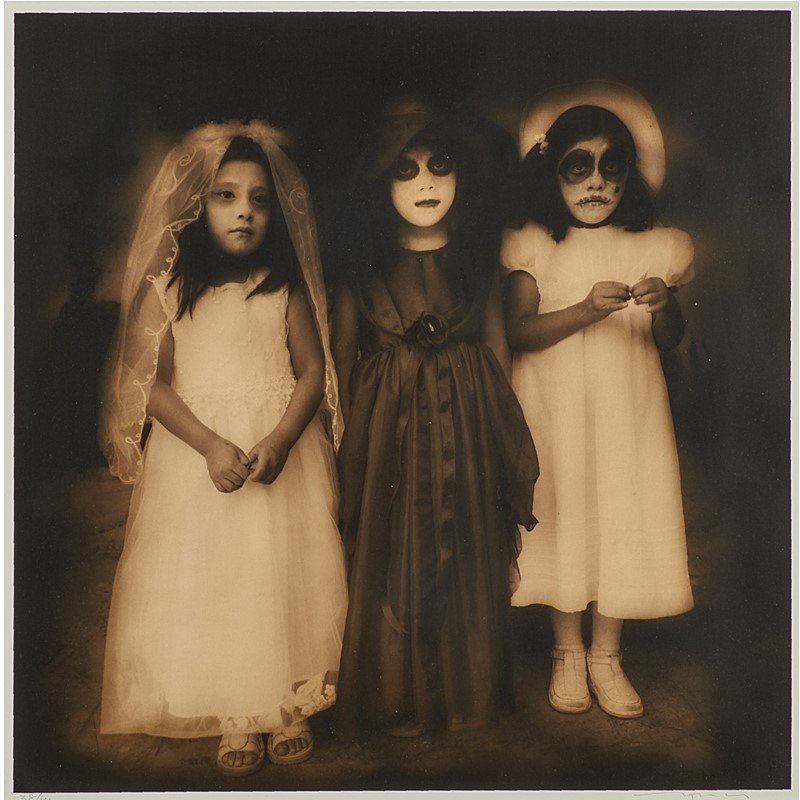 JACK SPENCER (American, b. 1951): Archival digital print "Nina Dia de los Muertos" Signed and numbered 38/40 23 3/4" x 20" (sheet)