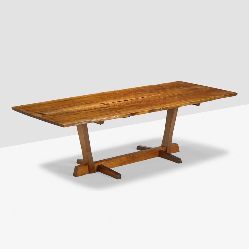 MIRA NAKASHIMA Fine Conoid dining table Sep 22, 2019 Rago Arts and