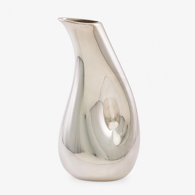 ELSA PERETTI STERLING SILVER CARAFE: "Teardrop" design for Tiffany & Co., Italy, 20th c. Marked 10 1/2", 28.4 ozt