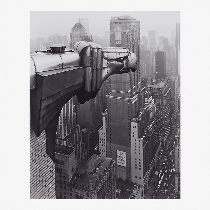 George A. Tice (American, b. 1938): From the Chrysler Building, New York, 1978 Brovia/Selenium print dry-mounted to board (printed 1981) (framed) Signed 19" x 15 1/2" (image) Provenance: The Witkin Gallery, Inc., New York Private Collec