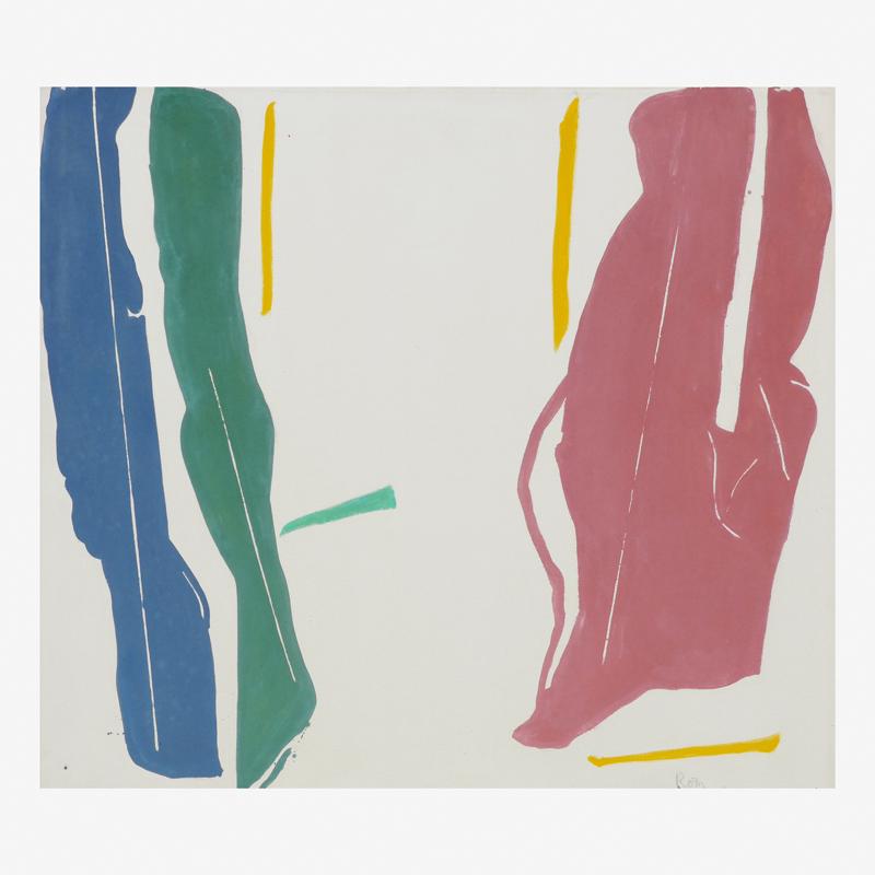 Jack Roth (American, 1927-2004): Untitled, 1976 Acrylic on canvas Signed and dated 60" x 67" Provenance: Estate of the artist Private Collection, New York