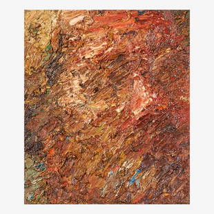 John Lees (American, b. 1943): Self Portrait V, 1978 Oil on canvas (framed) Signed, dated and titled 12 1/8" x 10" Provenance: Edward Thorp Gallery, New York (label on verso) Nielsen Gallery, Massachusetts The artist Private Collec