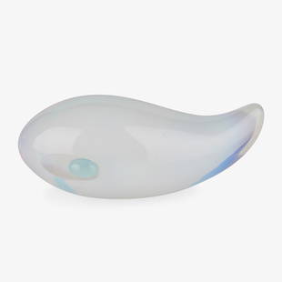 Mariko Mori (Japanese, b. 1967): New Born (Wave UFO), 2003 Lucite (multiple) 4" x 9 1/2" x 4 1/2" Provenance: Private Collection, New York