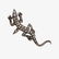 EARLY 20TH C. DIAMOND SALAMANDER BROOCH