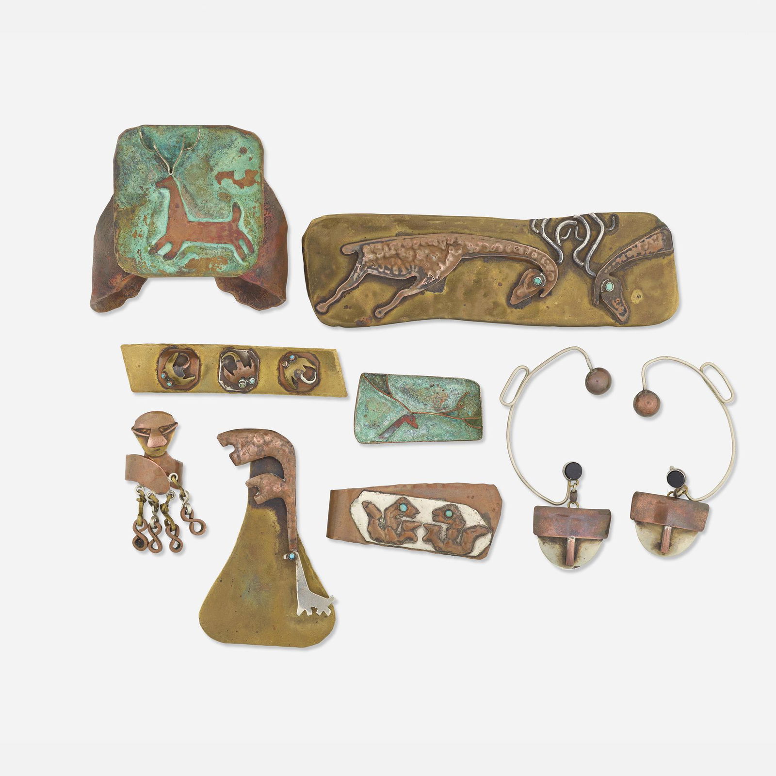 Ken Beldin, cuff, brooches, money clips, earrings, ring (1 of 1)