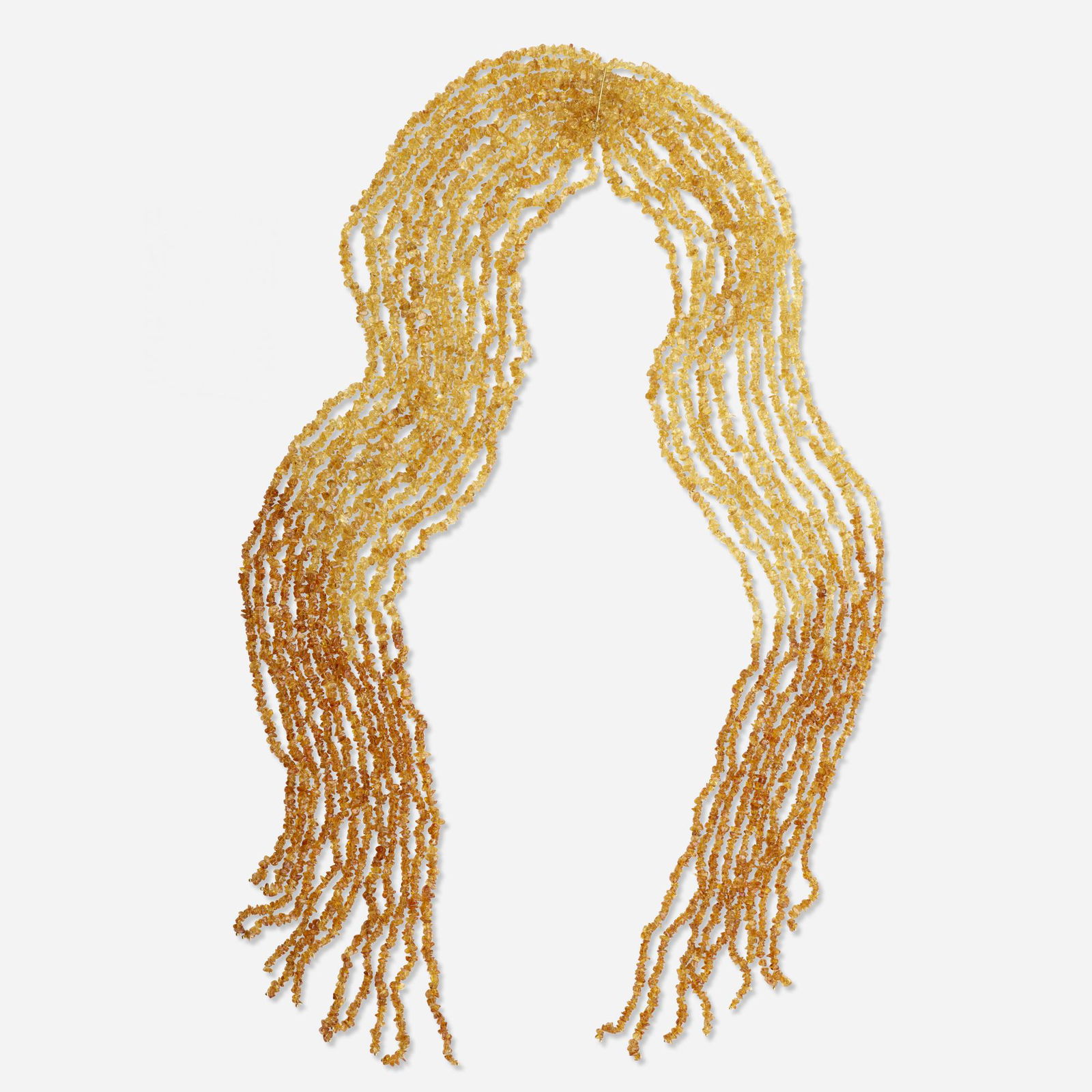 Angela Pintaldi, Citrine lariat necklace (1 of 1)