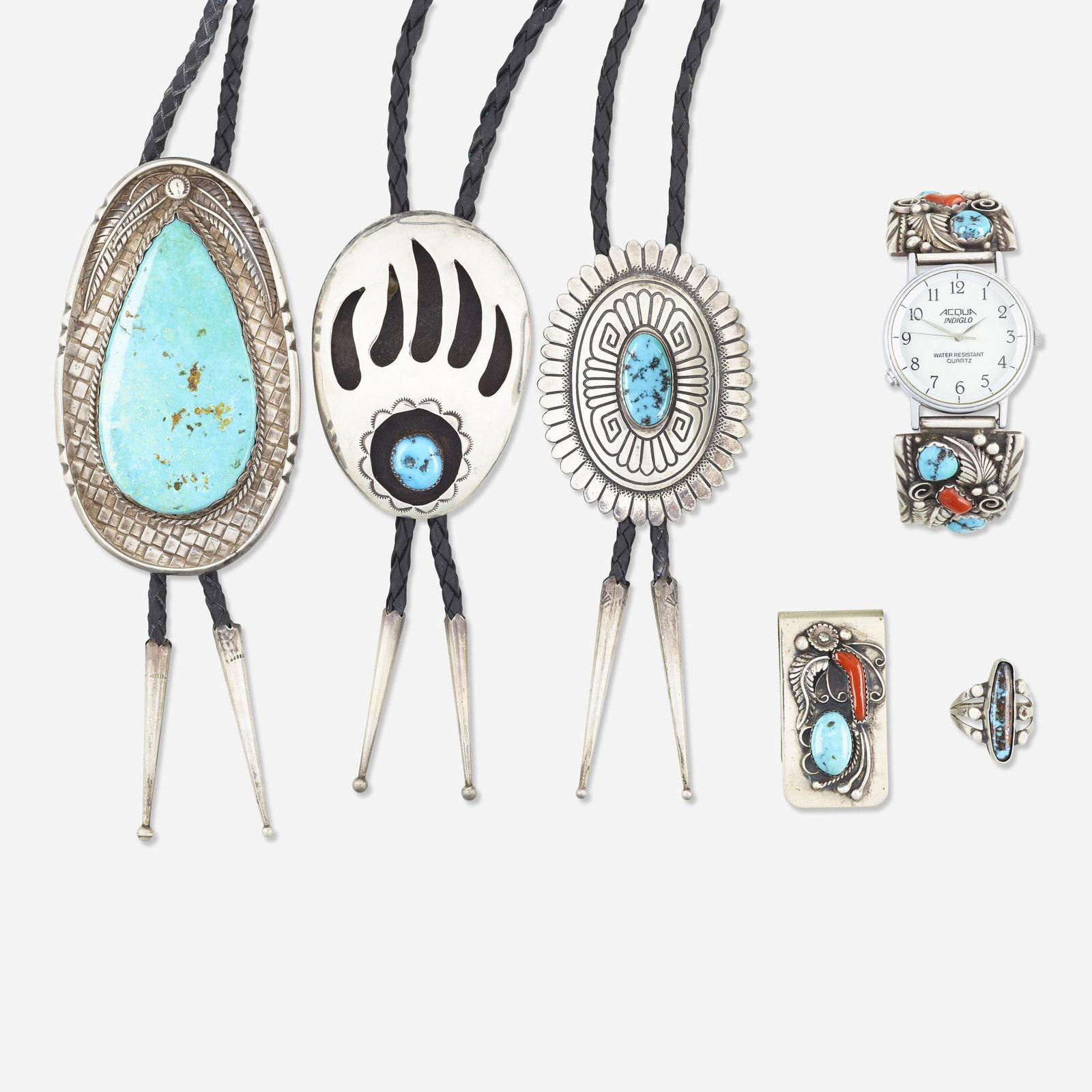 Group of south western silver jewelry (1 of 1)