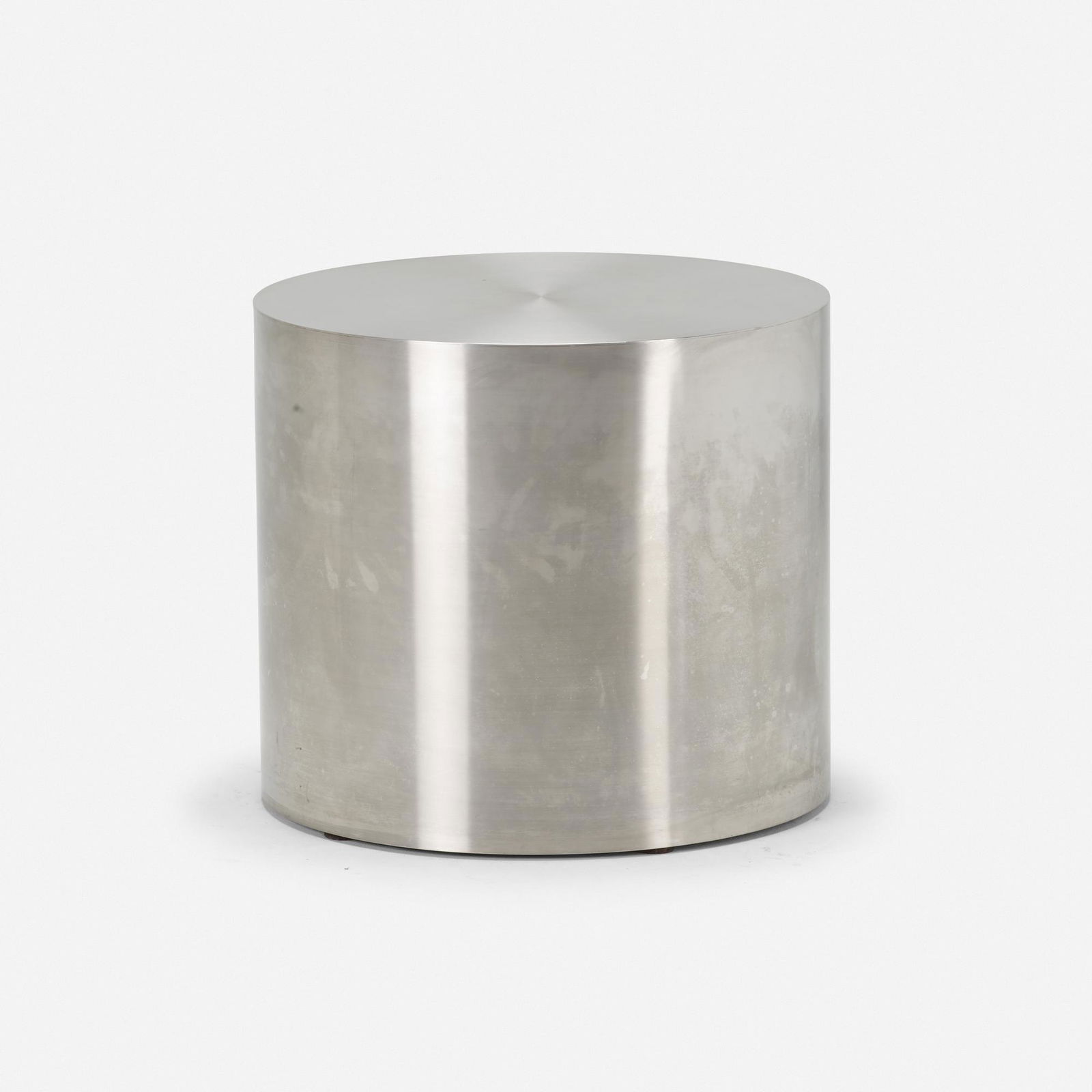 Jay Spectre, occasional table: Jay Spectre occasional table USA, c. 1970aluminum over wood20.5 h × 23 dia in (52 × 58 cm)