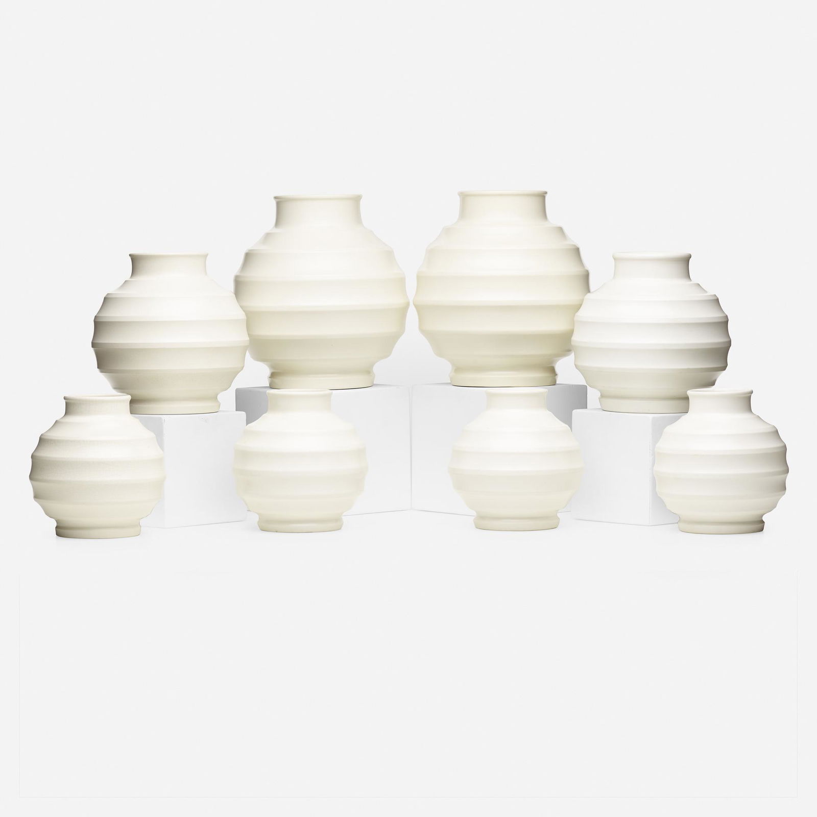 Keith Murray, vases, set of eight (1 of 1)