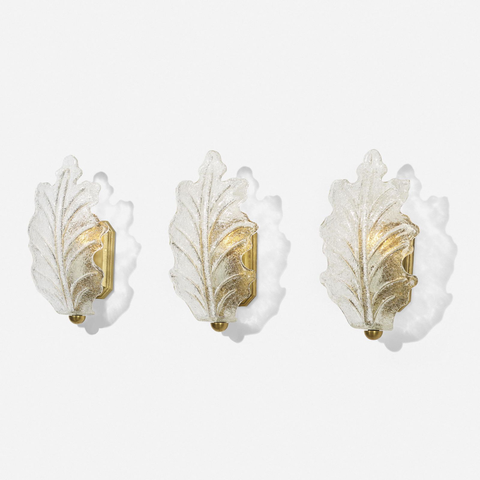 Murano, sconces, set of three (1 of 3)